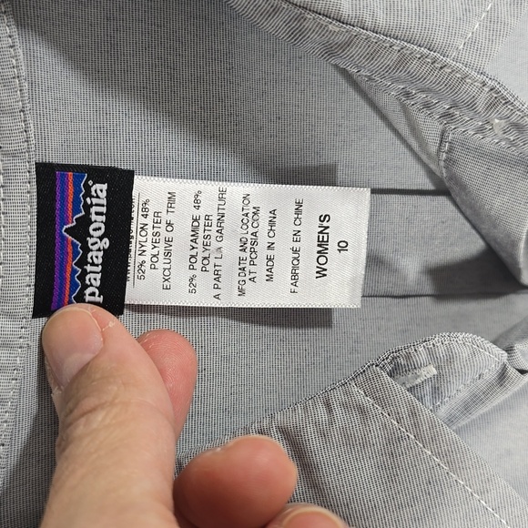 {Patagonia} Women's Long-Sleeved Overcast Shirt - Size 10 - Crossweave: Classic - Picture 10 of 15